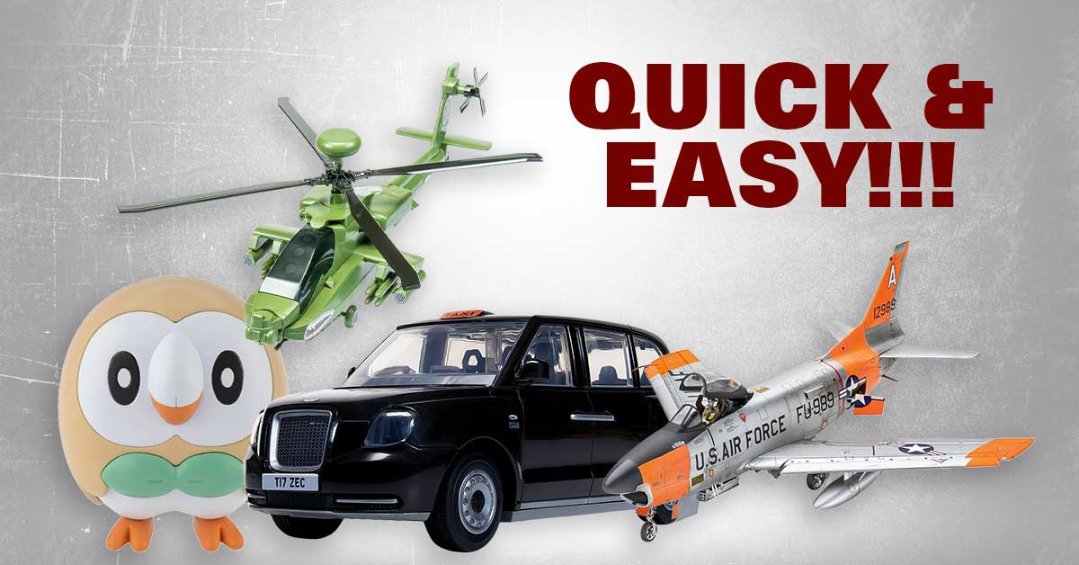 Quick and Easy Model Builds: The Perfect Cure for Boredom