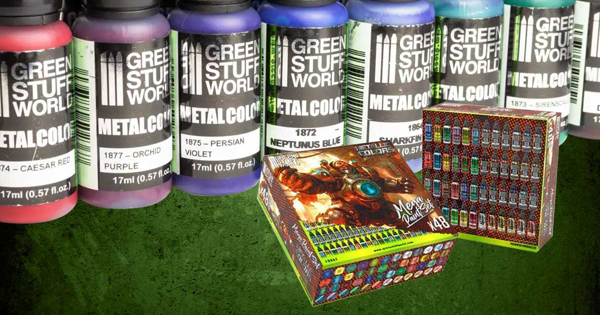 Mirror Chrome Finishes Without an Airbrush Using Green Stuff World Metallic Paints