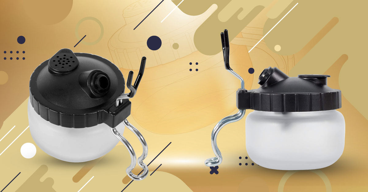 All About The Airbrush Cleaning Pot by Ninesteps