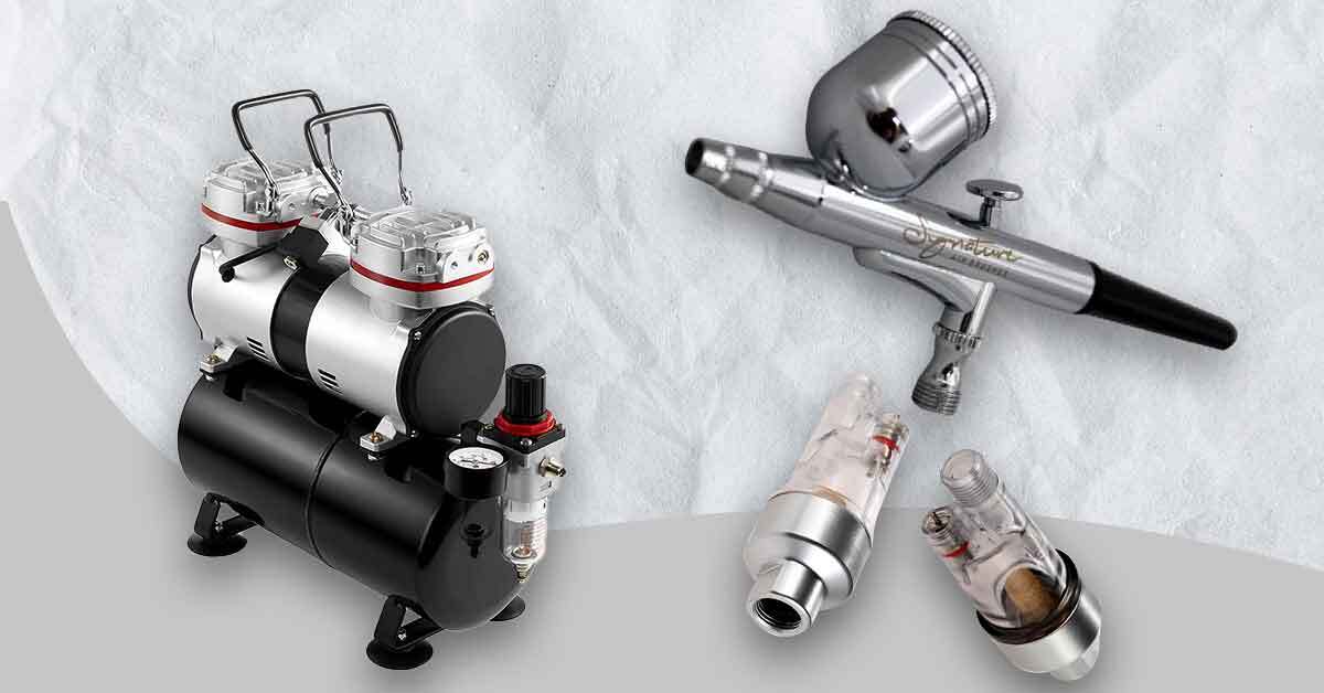 How To Use an Airbrush Water and Dust Inline Filter Trap