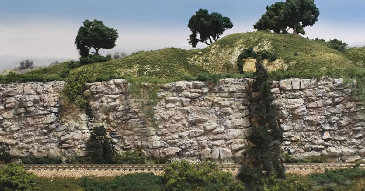 Realistic Rock Formations for N Scale Railway Layouts
