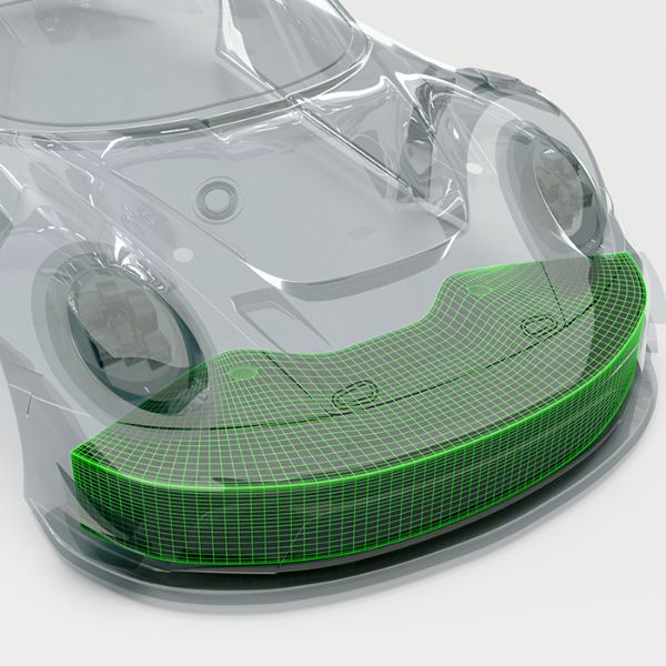 BITTYDESIGN Foam Bumper for P-GT3R Arrma Body Shell