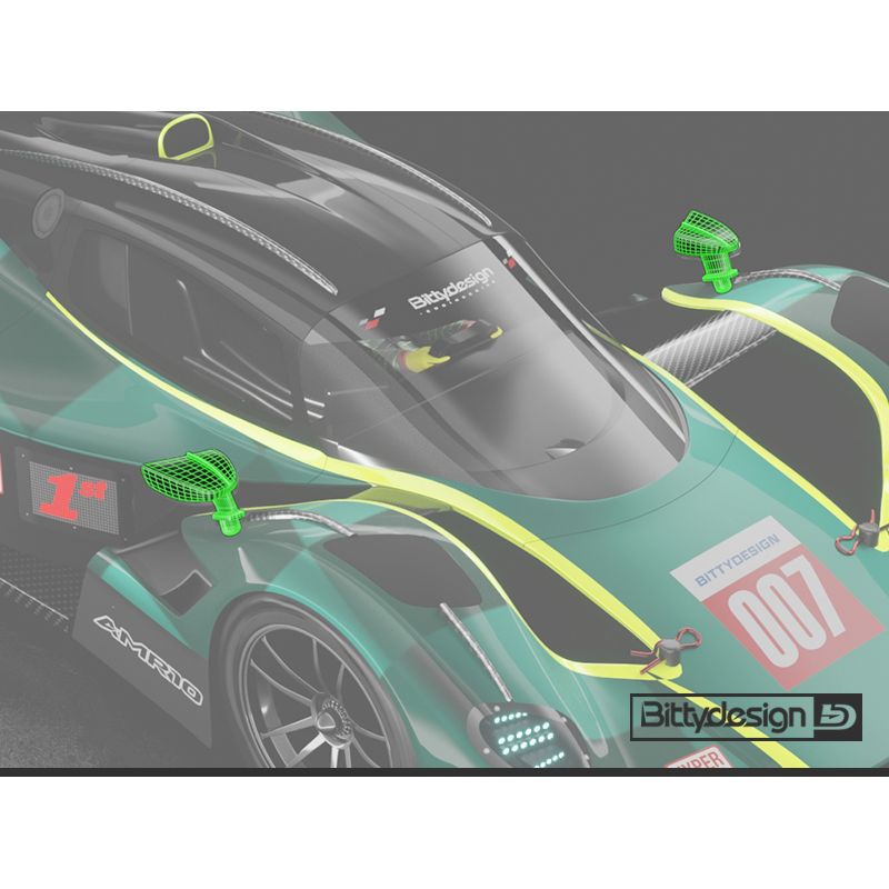 BITTYDESIGN Rearview mirrors kit (left/right) for AMR10 LMH body