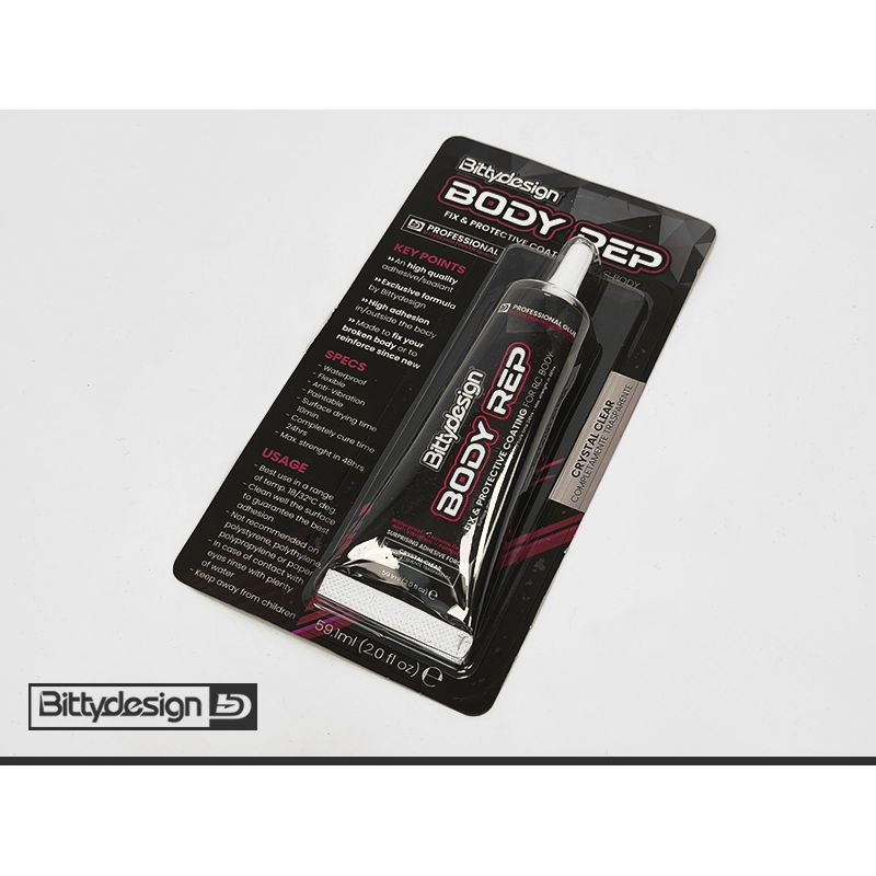 BITTYDESIGN 'Body Rep' Adhesive/Sealant, Crystal clear, 59.1ml