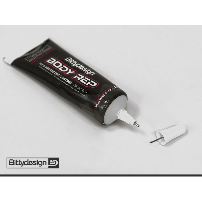 BITTYDESIGN 'Body Rep' adhesive/sealant, crystal clear, 28ml