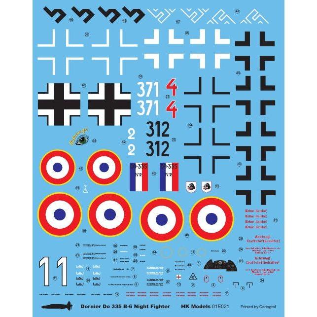 HONG KONG MODELS 1/32 Do 335 B-6 Night Fighter