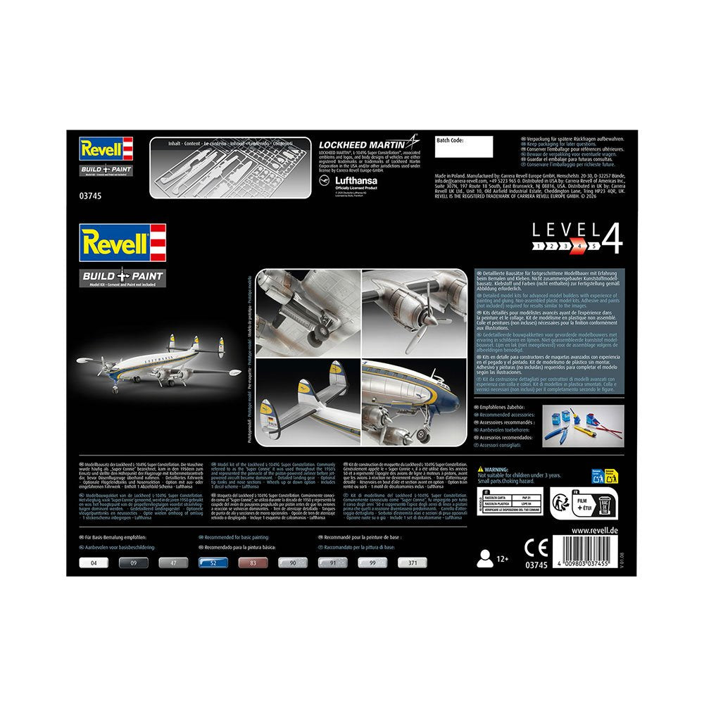 REVELL 1/144 Lockheed L.1049G Super Constellation Lufthansa