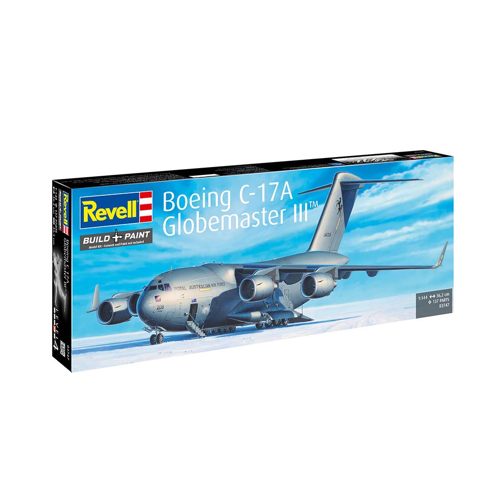 REVELL 1/144 BOEING C-17A GLOBEMASTER III WITH AUS. DECALS