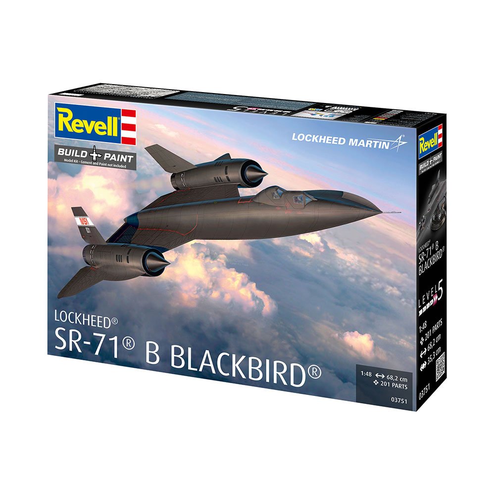 REVELL 1/48 Lockheed Sr-71B Blackbird