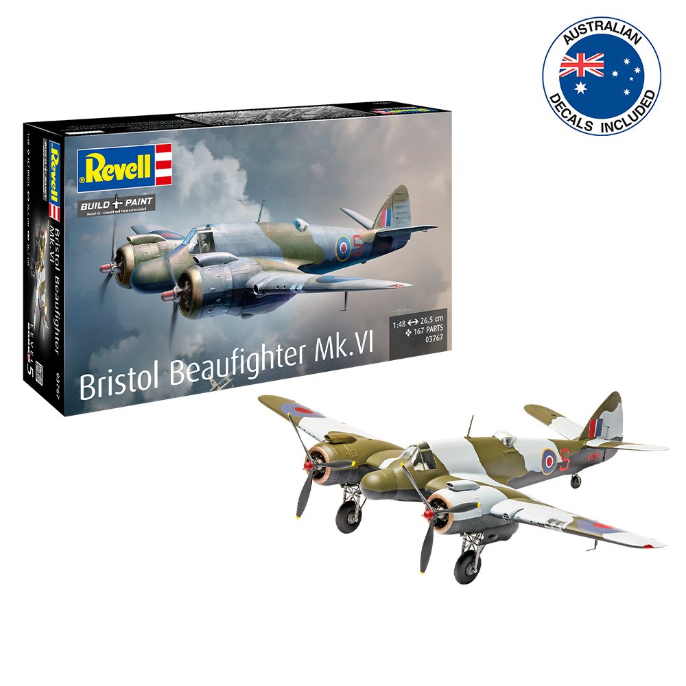 REVELL 1/48 Bristol Beaufighter Mk. VI - Australian Decals