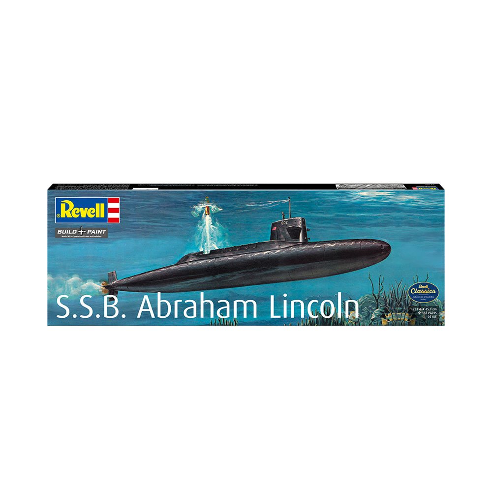REVELL 1/253 S.S.B. ABRAHAM LINCOLN WITH INTERIOR