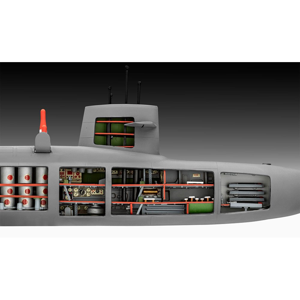 REVELL 1/253 S.S.B. ABRAHAM LINCOLN WITH INTERIOR