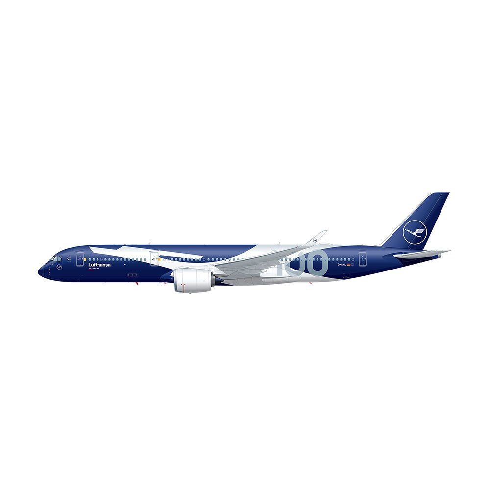 REVELL 1/144 Gift Set A350-900 - Lufthansa 100Years