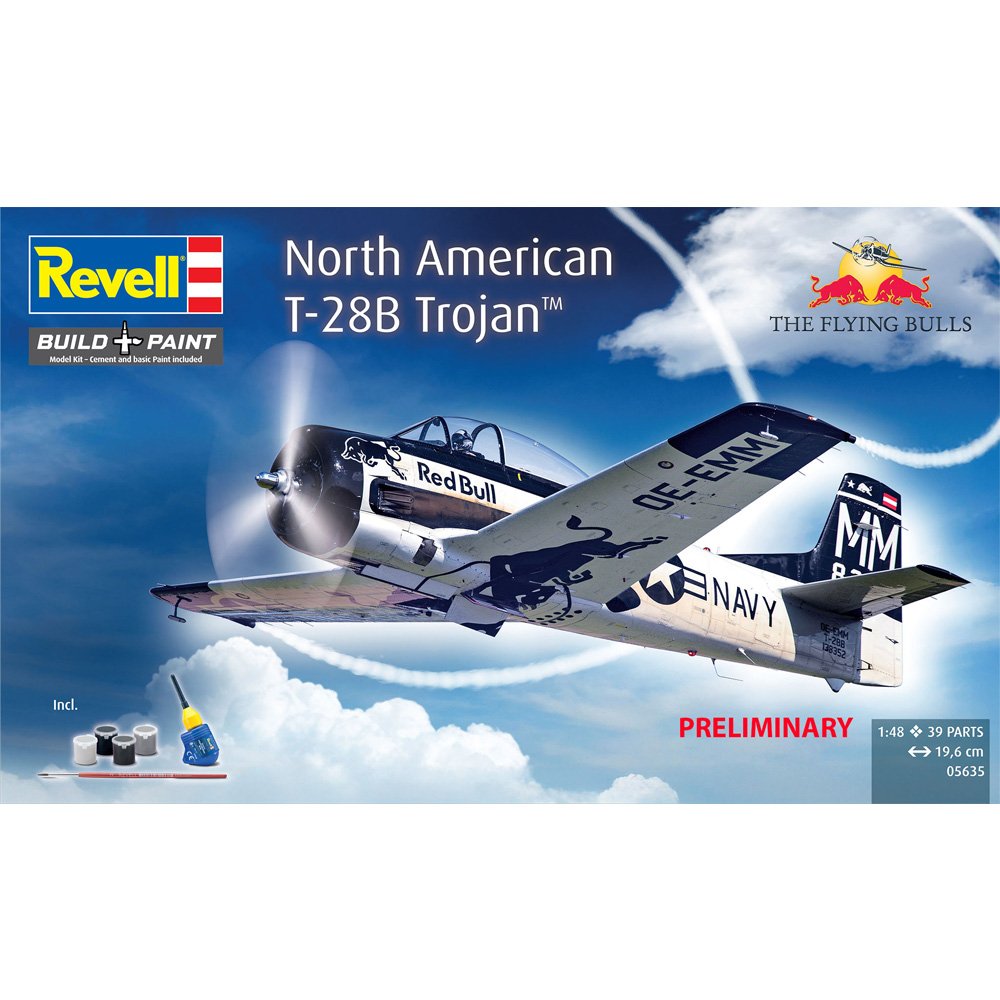REVELL 1/48 Gift Set Flying Bulls T-28B Trojan