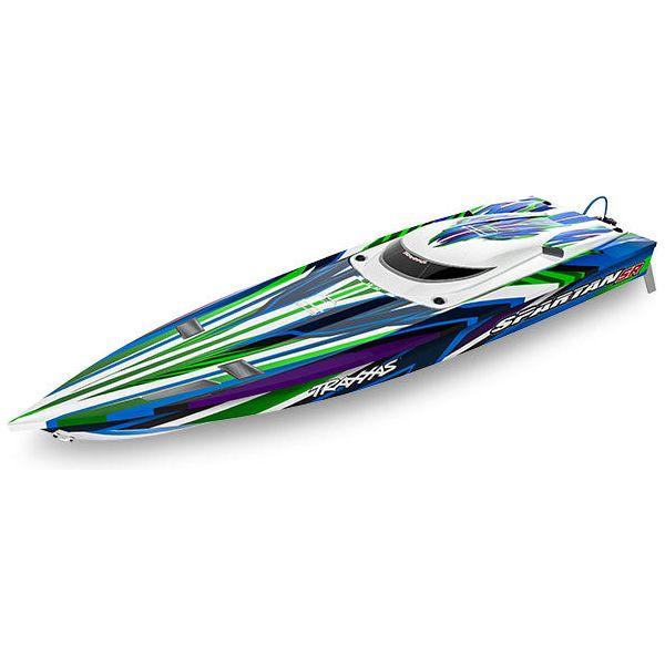 TRAXXAS SPARTAN SR 36" BRUSHLESS BOAT - GREEN
