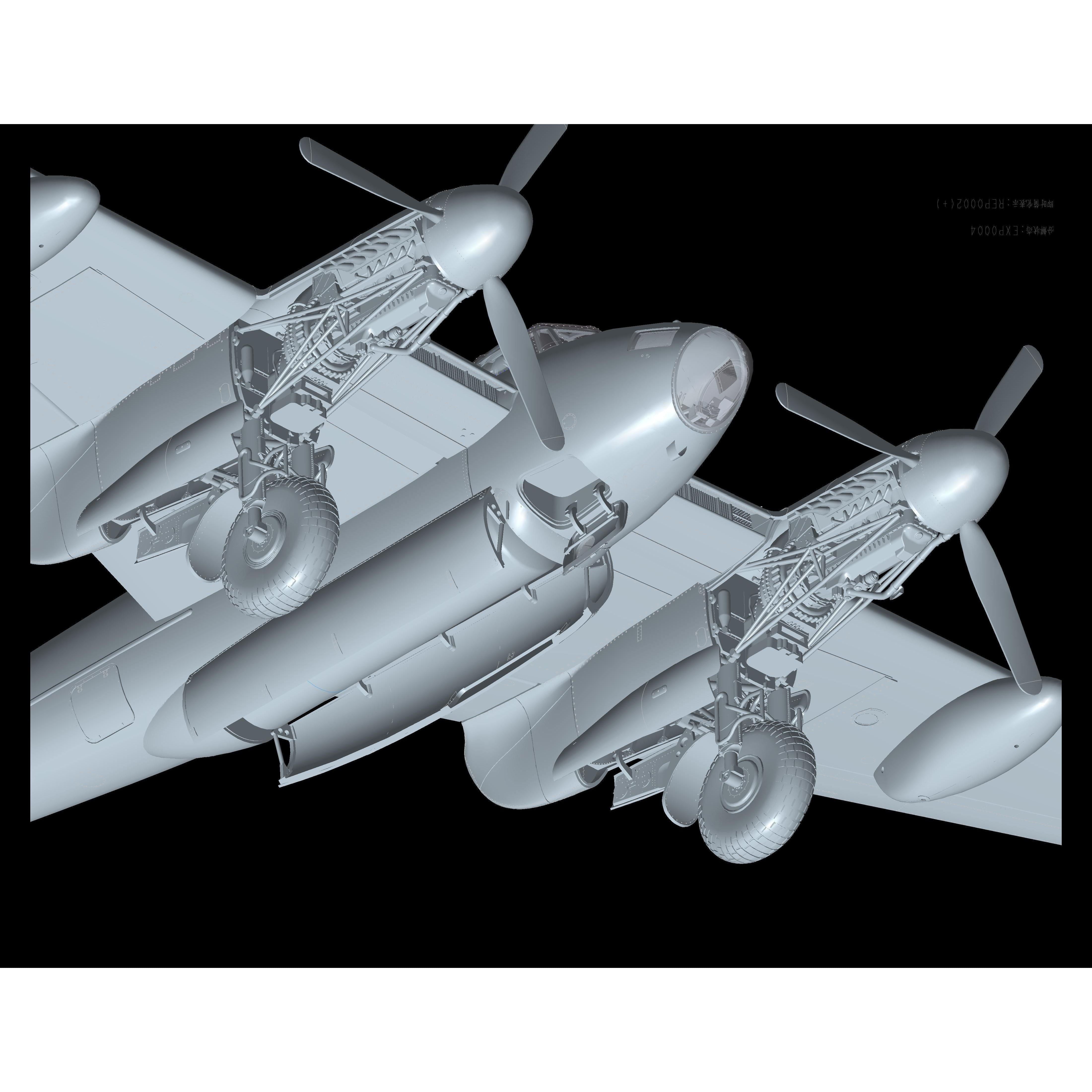 HONG KONG MODELS 1/32 de Havilland Mosquito B. Mk IX/Mk.XVI