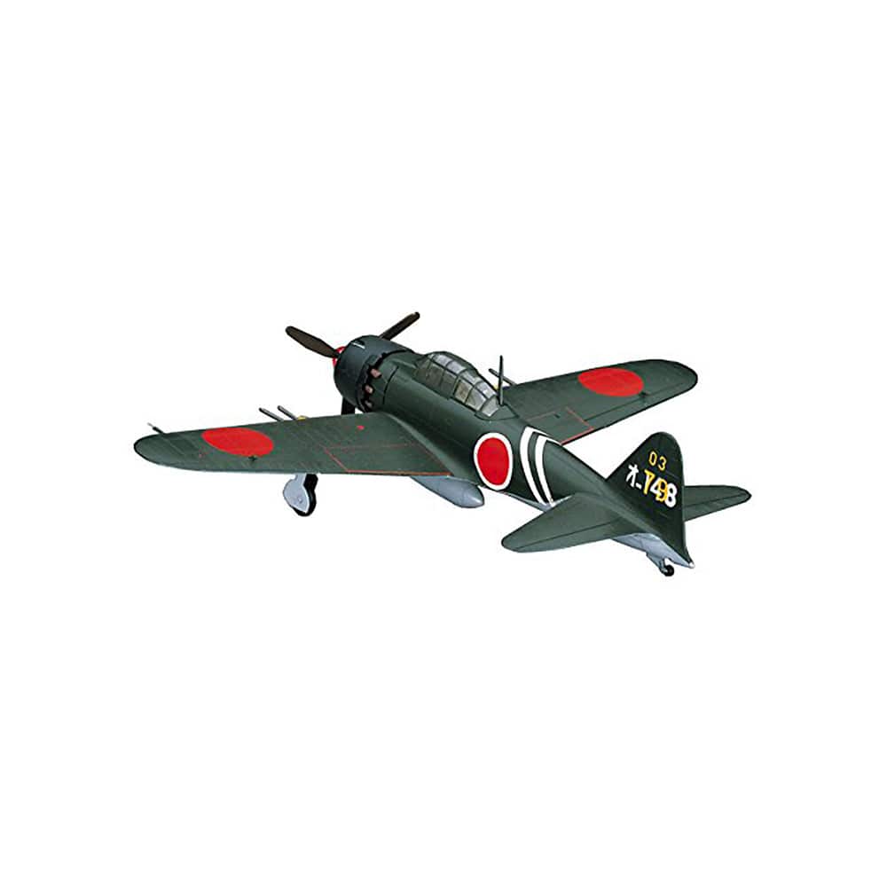 HASEGAWA 1/72 Mitsubishi A6M5c ZERO FIGHTER (ZEKE) TYPE 52 Hei (Japanese Navy Carrier Fighter)