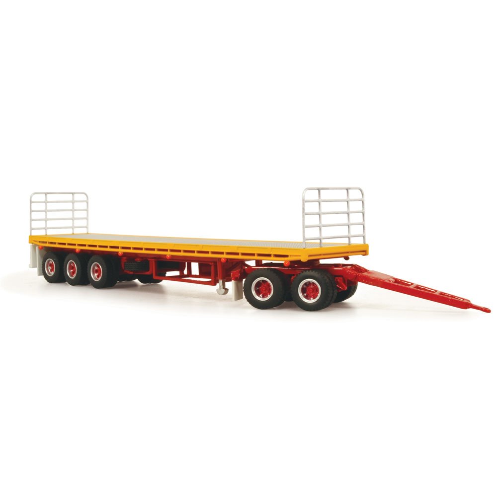 HIGHWAY REPLICAS Flatdeck Trailer & Dolly Extension - Neil Mansell Transport