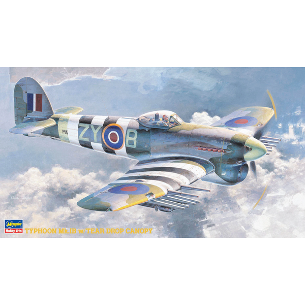 HASEGAWA 1/48 TYPHOON MK.1B ' TEAR DROP CANOPY' H09060