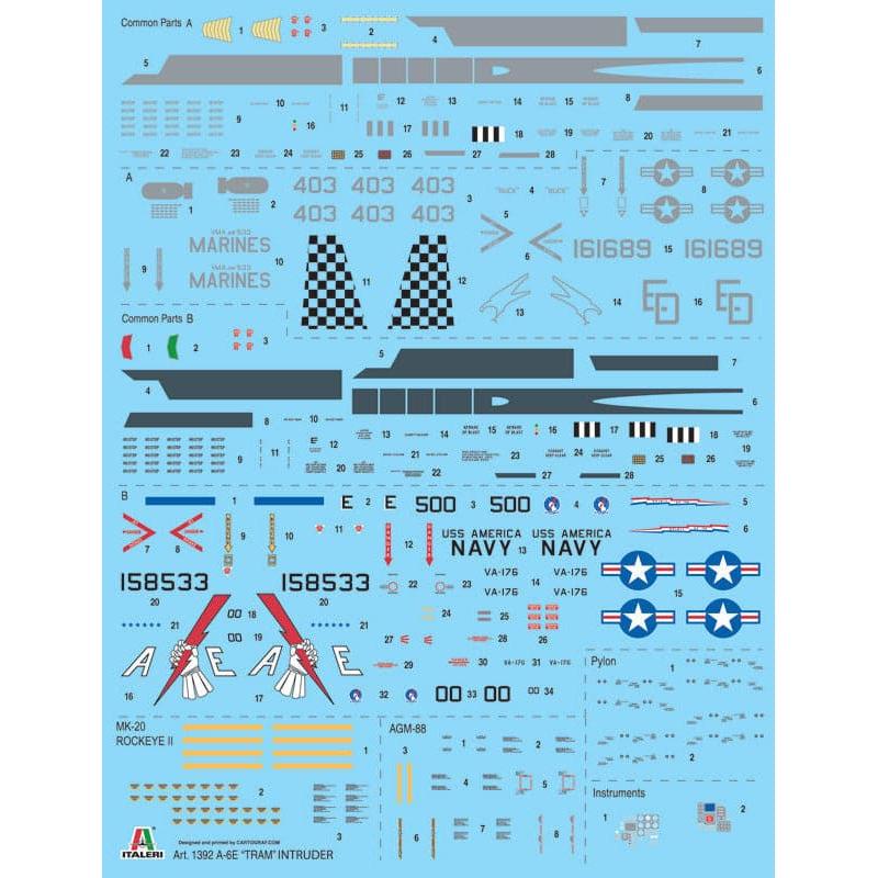ITALERI 1/72 A-6E TRAM Intruder Gulf War