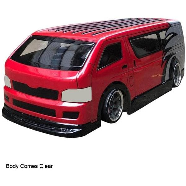 BODYWORX Body Hiace Van 1/10th 190mm Clear Body