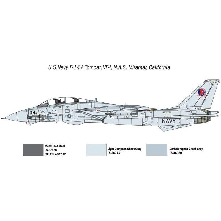 ITALERI 1/72 US Navy Fighter Weapons School "Top Gun" F-14A