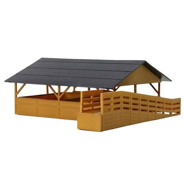 EVE MODEL HO Horse Stable Tan/Grey