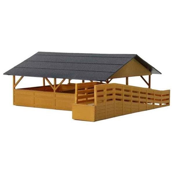 EVE MODEL HO Horse Stable Tan/Grey