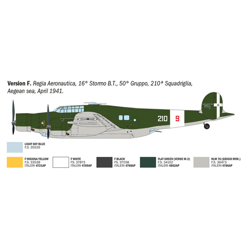 ITALERI 1/72 CANT Z.1007 Alcione- Super Decal Sheet