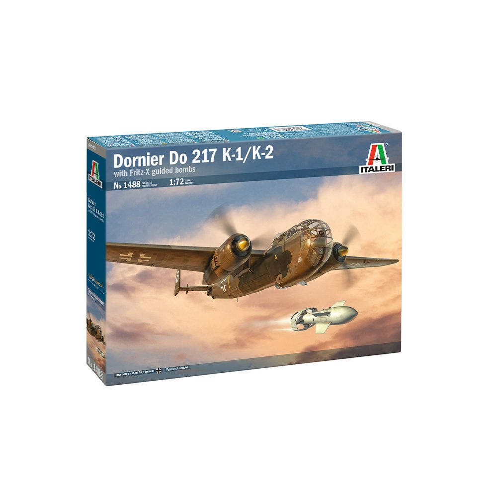 ITALERI 1/72 Dornier Do 217 K-1/K-2 with Fritz-X guided bombs - Super Decal Sheet