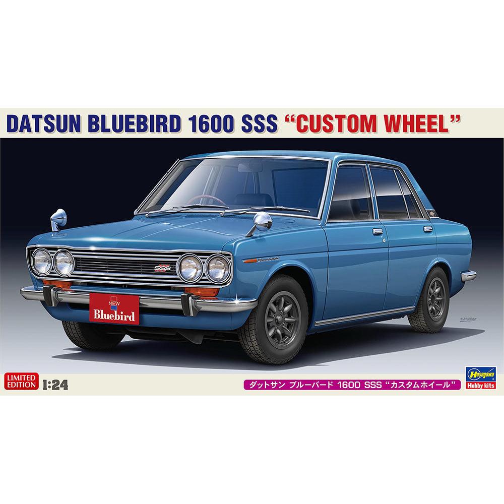 HASEGAWA 1/24 DATSUN BLUEBIRD 1600 SSS 'CUSTOM WHEEL'