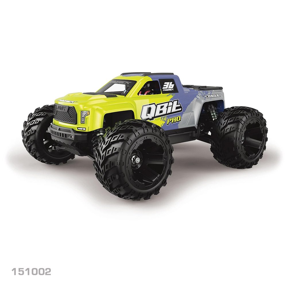 MAVERICK 1/16 Qbit MT Pro Monster Truck - Fluoro Green