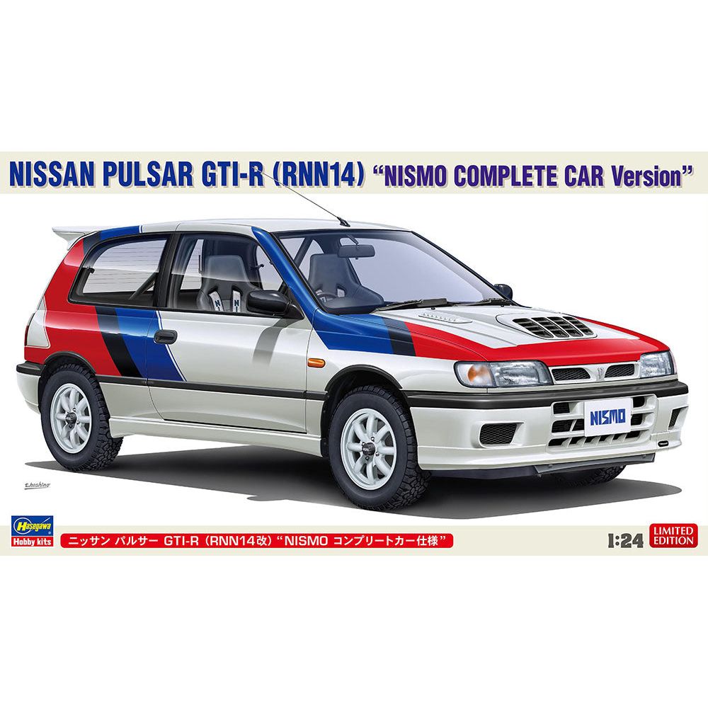 HASEGAWA 1/24 NISSAN PULSAR GTI-R (RNN14) 'NISMO COMPLETE CAR Version'