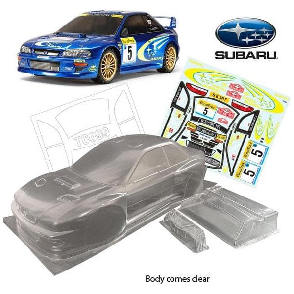 BODYWORX Clear Body Subaru Impreza MC99 WRC 1/10th 190mm