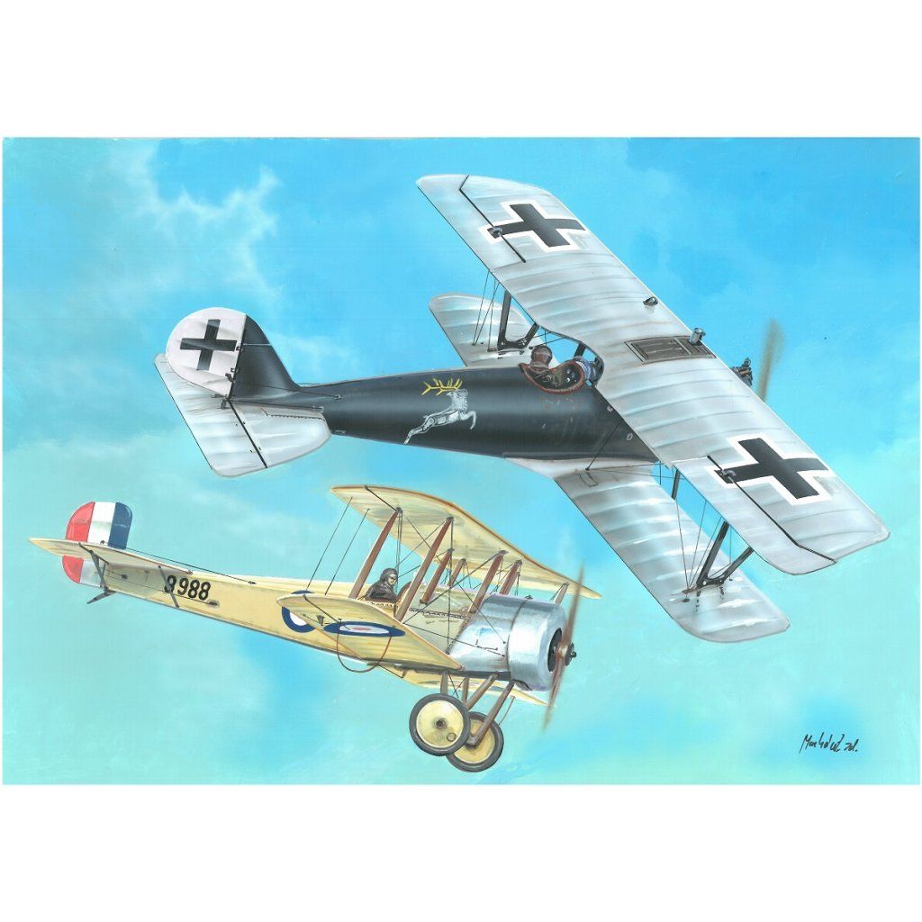 VALOM 1/144 Bristol Scout D vs Pfalz D.IIIa (Duels in the sky)