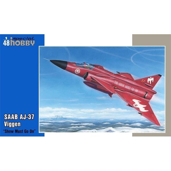 SPECIAL HOBBY 1/48 SAAB AJS-37 Viggen 'Show must go on' Plastic Model Kit