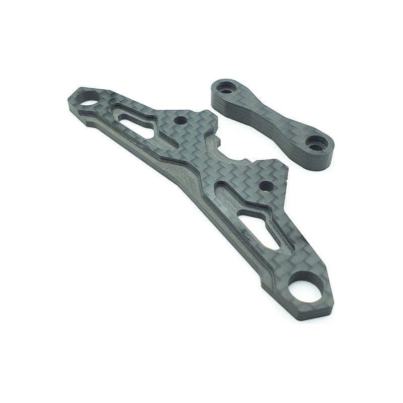RC MAKER GeoCarbon Bumper Mount with Stopper for Yokomo BD9/BD10