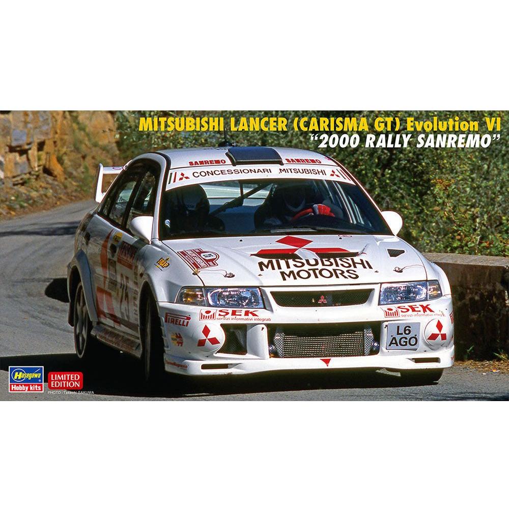 HASEGAWA 1/24 Mitsubishi Lancer (Carisma GT) Evolution VI "2000 Rally Sanremo"