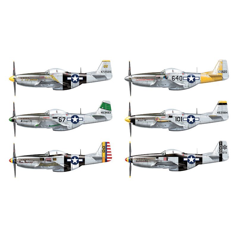 ITALERI P-51D Mustang Aces-Super Decal Sheet