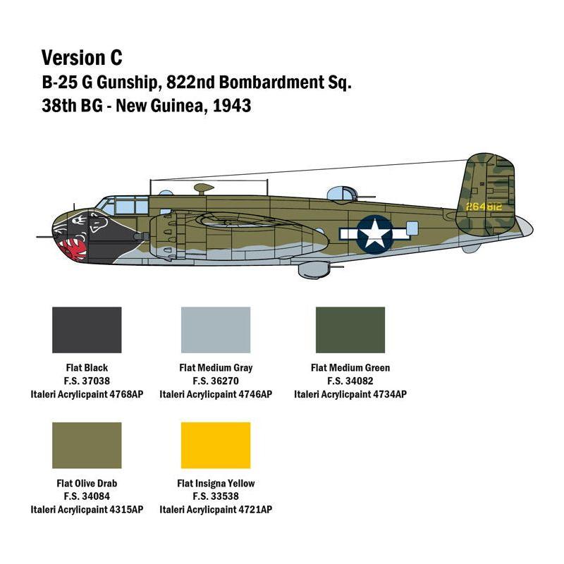 ITALERI 1/48 B-25G Mitchell