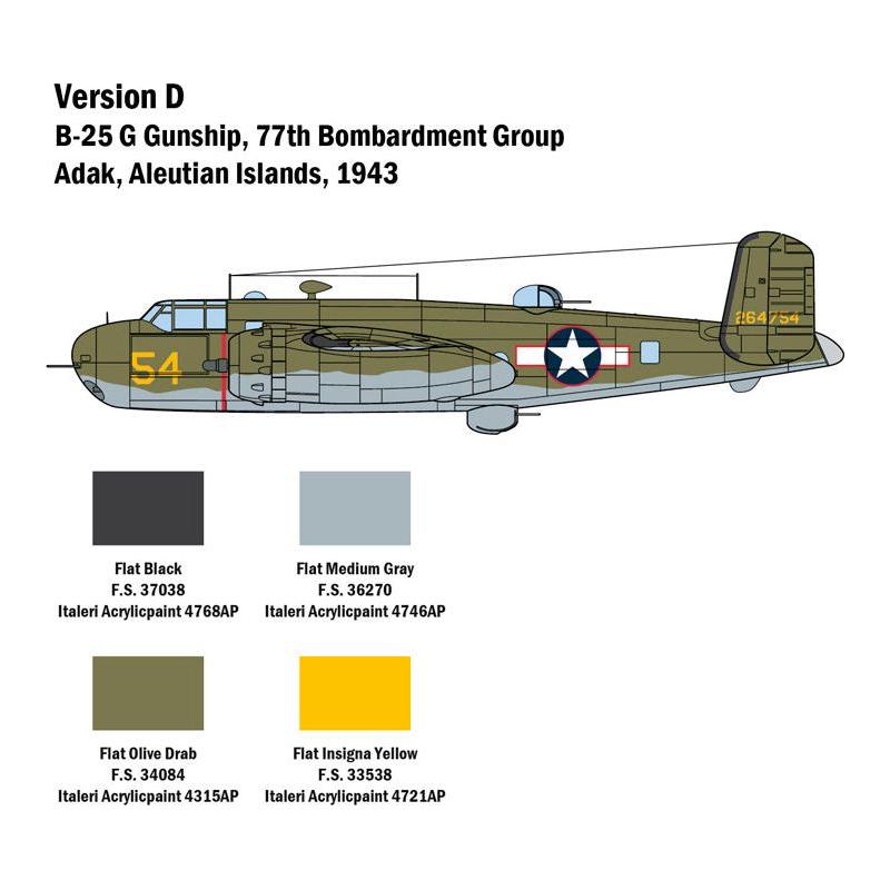 ITALERI 1/48 B-25G Mitchell