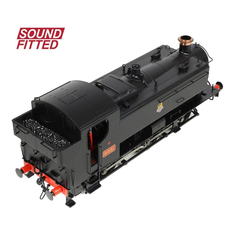 BRANCHLINE OO GWR 94XX Pannier Tank 9481 BR Black (Early Emblem) Sound Fitted