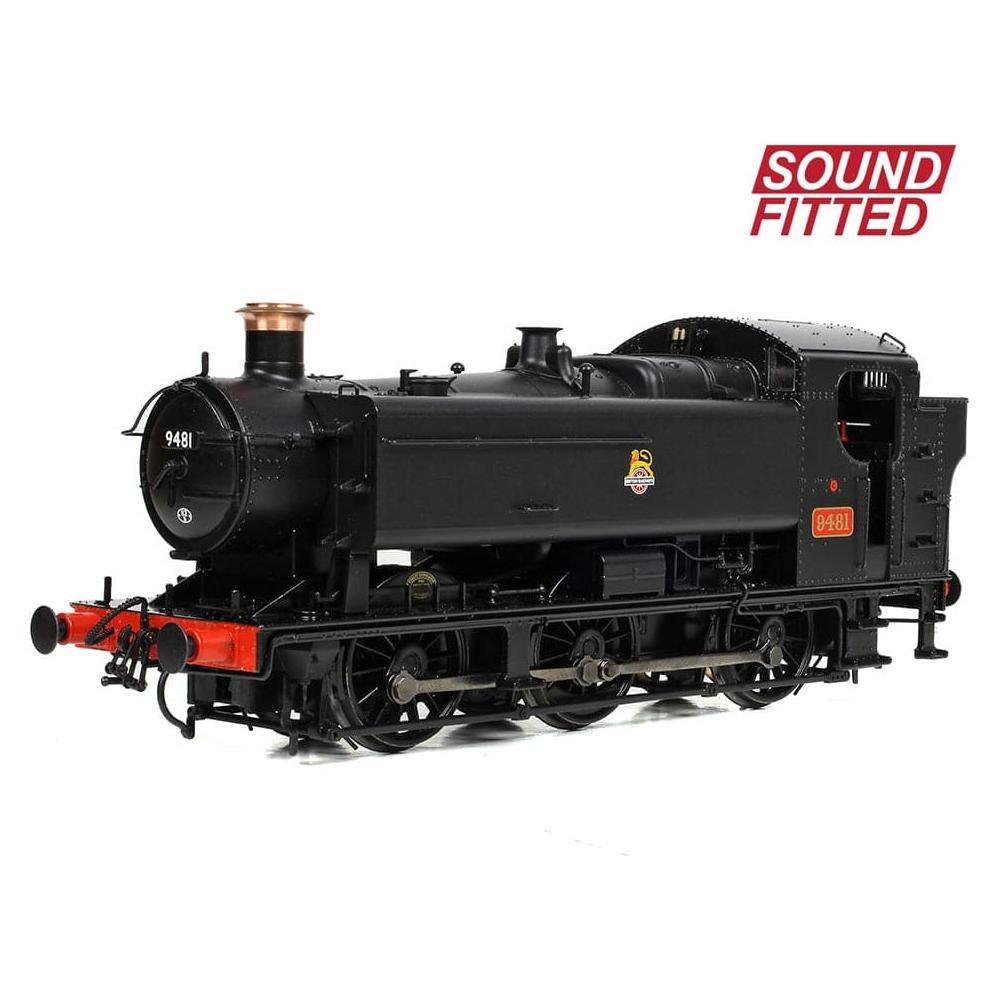 BRANCHLINE OO GWR 94XX Pannier Tank 9481 BR Black (Early Emblem) Sound Fitted