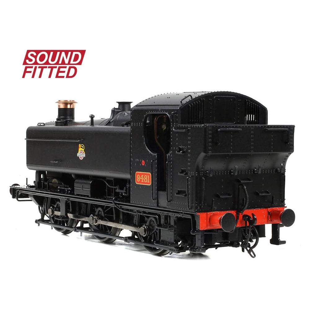 BRANCHLINE OO GWR 94XX Pannier Tank 9481 BR Black (Early Emblem) Sound Fitted