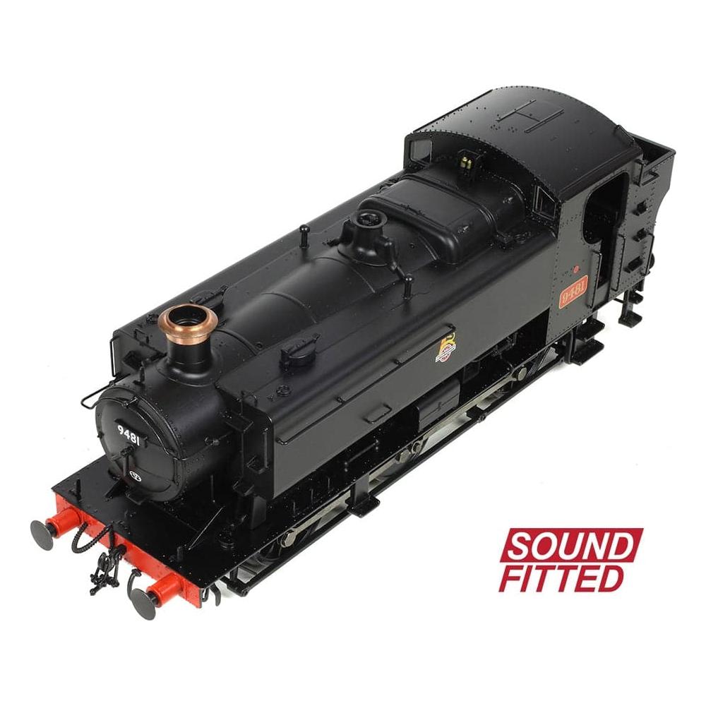 BRANCHLINE OO GWR 94XX Pannier Tank 9481 BR Black (Early Emblem) Sound Fitted