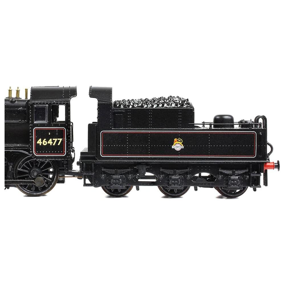 GRAHAM FARISH N LMS Ivatt 2MT 46477 BR Lined Black (Early Emblem)