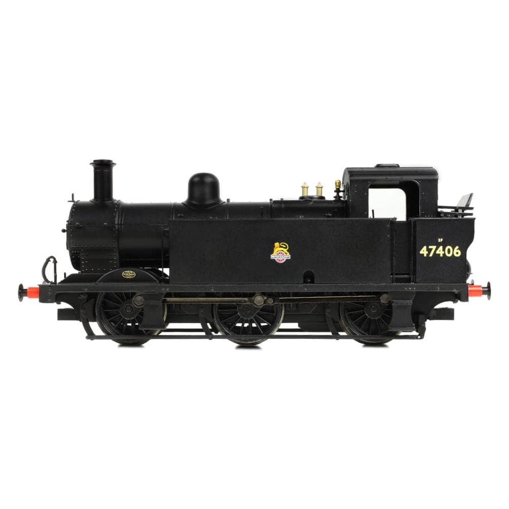 BRANCHLINE OO LMS Fowler 3F (Jinty) 47406 BR Black (Early Emblem)