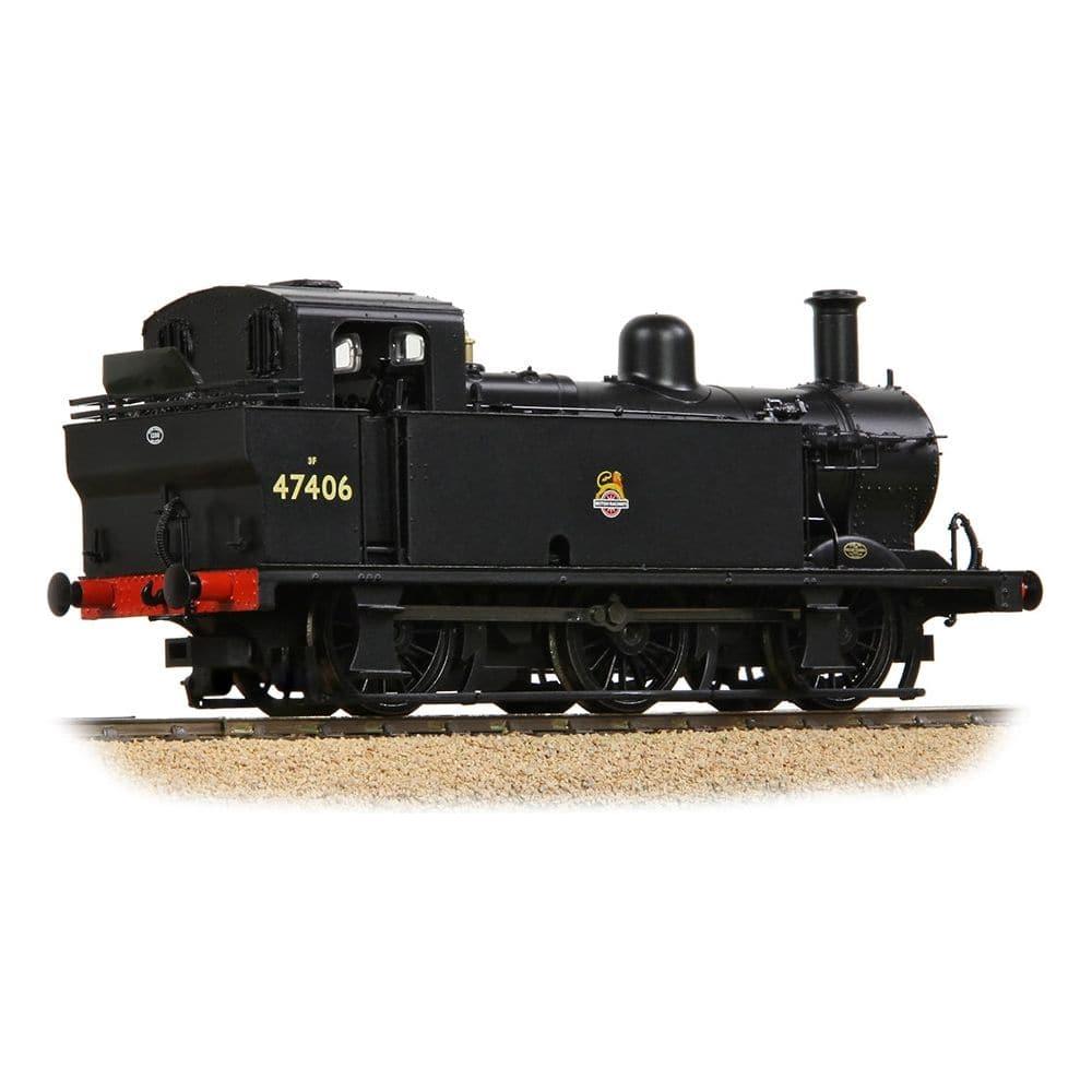 BRANCHLINE OO LMS Fowler 3F (Jinty) 47406 BR Black (Early Emblem)