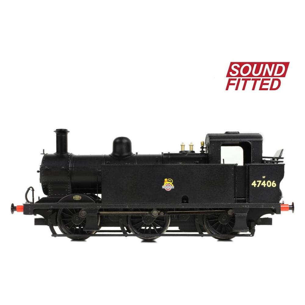 BRANCHLINE LMS Fowler 3F (Jinty) 47406 BR Black (Early Emblem)