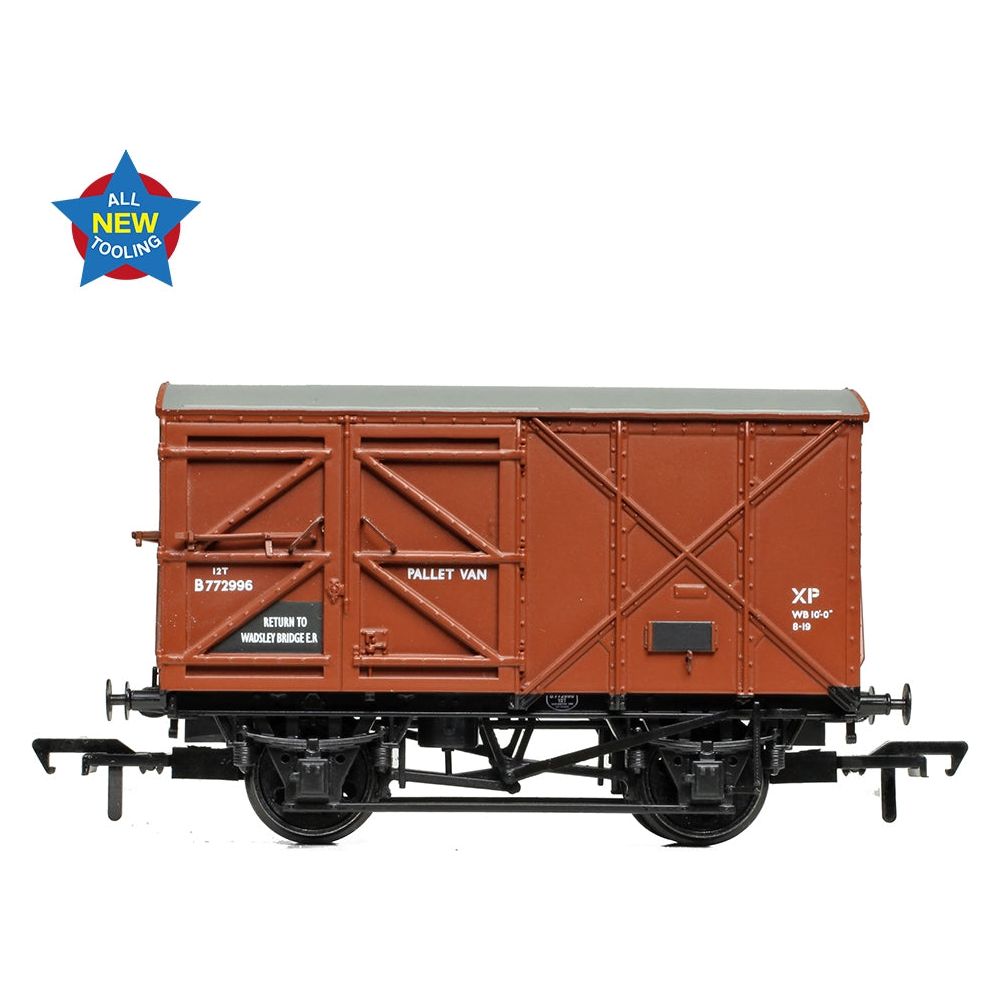BRANCHLINE OO BR 12T Palvan 'Pallet Van' BR Bauxite (Early)